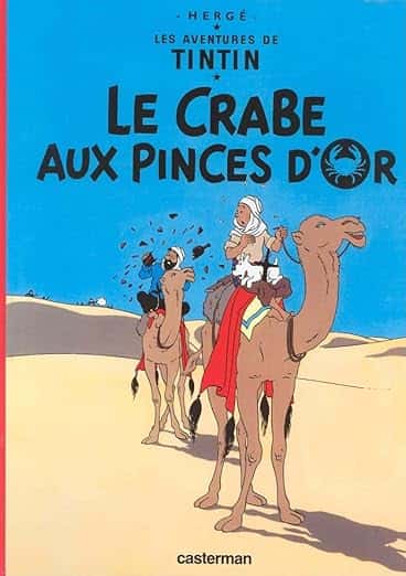 Cover of Les Aventures de Tintin, tome 9 : Le Crabe aux pinces d'or