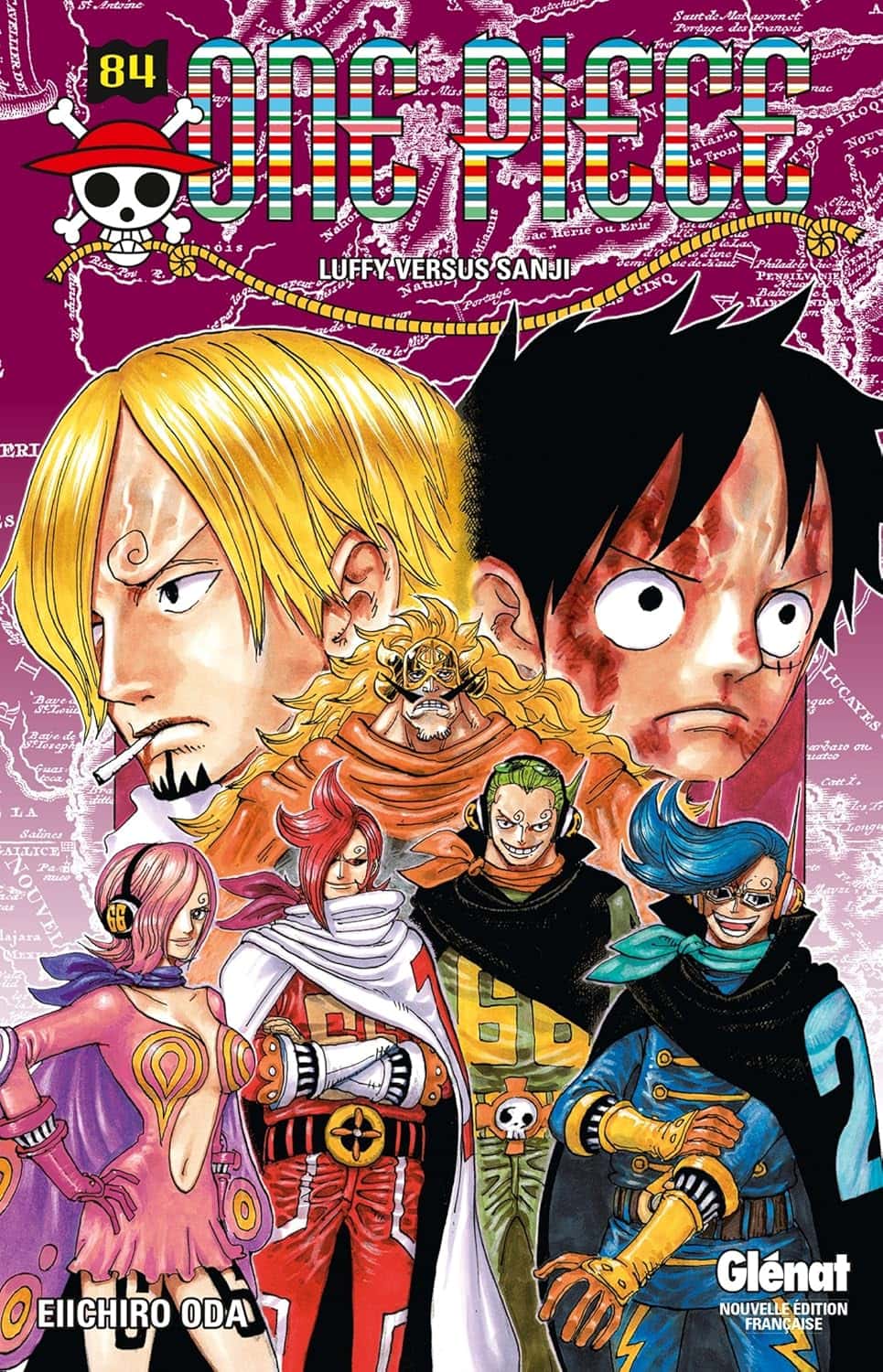 Cover of One Piece - Édition originale - Tome 084: Luffy versus Sanji